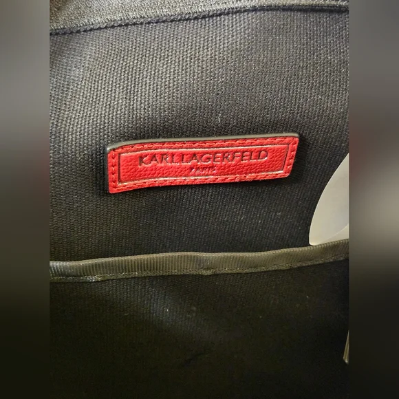 Karl Lagerfeld Black Tote with Rainbow Logo - Picture 4 of 6